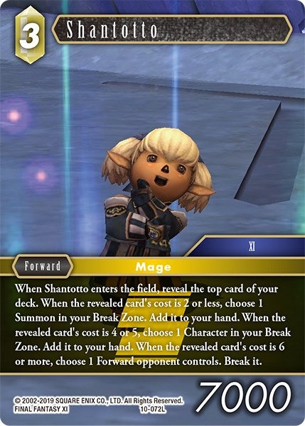 Image for Shantotto (Opus X) (10-072L) - Final Fantasy TCG