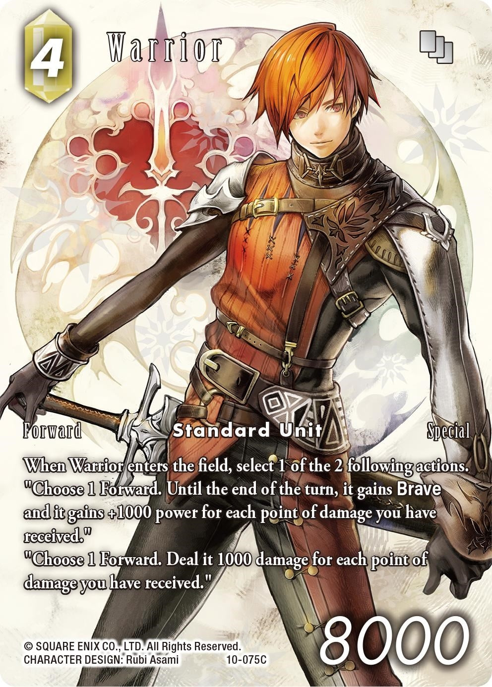 Image for Warrior (Full Art) (Opus X) (10-075C) - Final Fantasy TCG