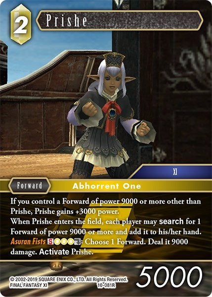 Image for Prishe (Opus X) (10-081R) - Final Fantasy TCG