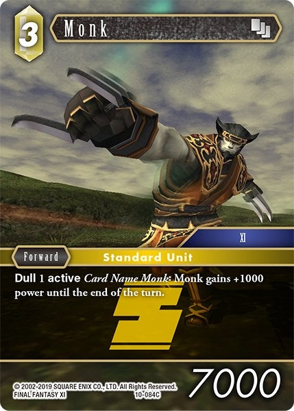 Image for Monk (Opus X) (10-084C) - Final Fantasy TCG
