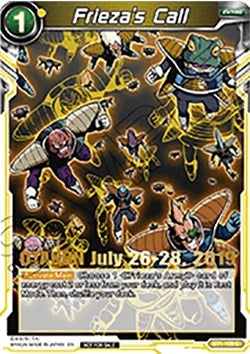 Image for Frieza's Call (OTAKON 2019) (Promotion Cards) (BT1-109_PR) - Dragon Ball Super: Masters