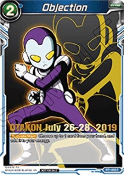 Image for Objection (OTAKON 2019) (Promotion Cards) (BT1-052_PR) - Dragon Ball Super: Masters