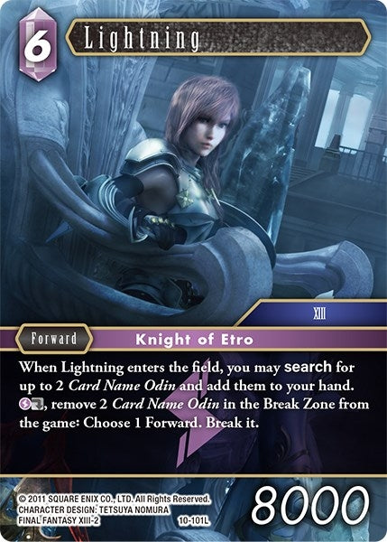 Image for Lightning (Opus X) (10-101L) - Final Fantasy TCG