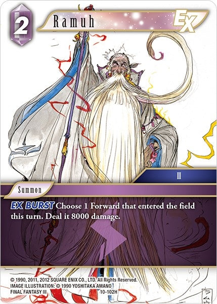 Image for Ramuh EX (Opus X) (10-102H) - Final Fantasy TCG