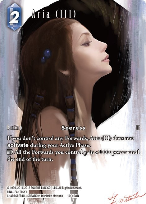 Image for Aria (III) (Full Art) (Opus X) (10-108R) - Final Fantasy TCG