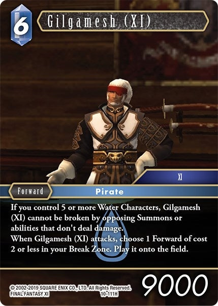 Image for Gilgamesh (XI) (Opus X) (10-111H) - Final Fantasy TCG