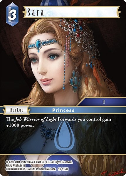 Image for Sara (Opus X) (10-112H) - Final Fantasy TCG