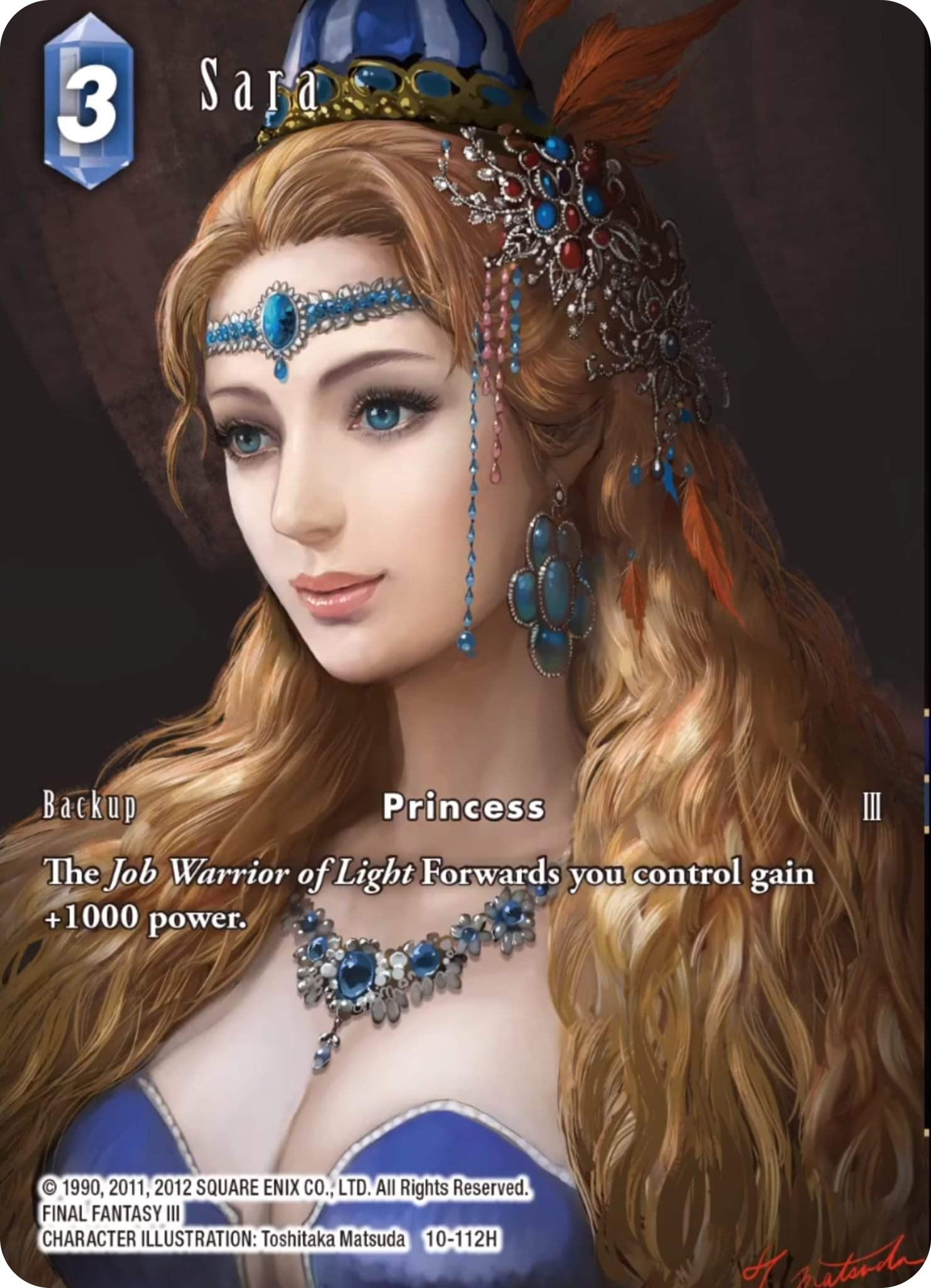 Image for Sara (Full Art) (Opus X) (10-112H) - Final Fantasy TCG