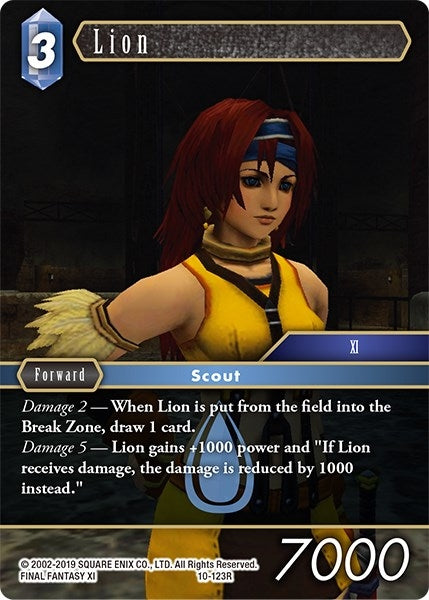 Image for Lion (Opus X) (10-123R) - Final Fantasy TCG