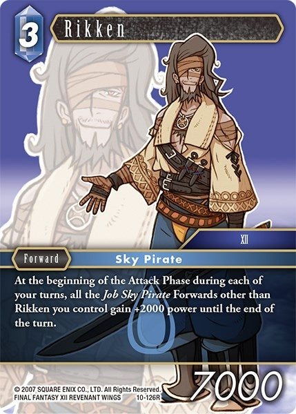 Image for Rikken (Opus X) (10-126R) - Final Fantasy TCG