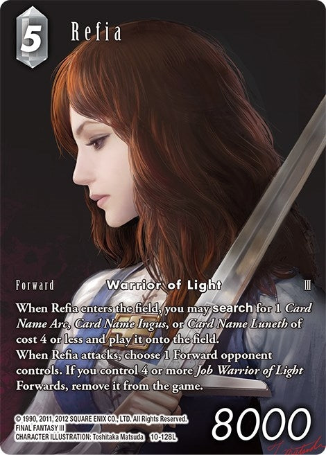 Image for Refia (Full Art) (Opus X) (10-128L) - Final Fantasy TCG