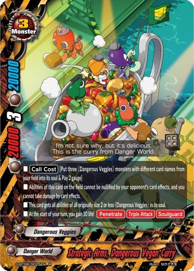 Image for Strategic Arms, Dangerous Vegan Curry (Soaring Superior Deity Dragon) (S-BT06/0025EN) - Future Card BuddyFight