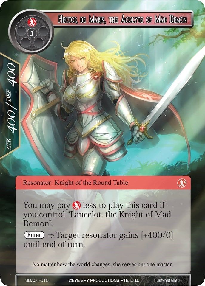 Image for Hector de Maris, the Acolyte of Mad Demon (Alice Origin Starter Deck) (SDAO1-010) - Force of Will