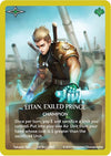 Image for Eitan, Exiled Prince (Gold Metal Prize Card) (Argent Saga Promos) (20/86 | 1INT) - Argent Saga TCG