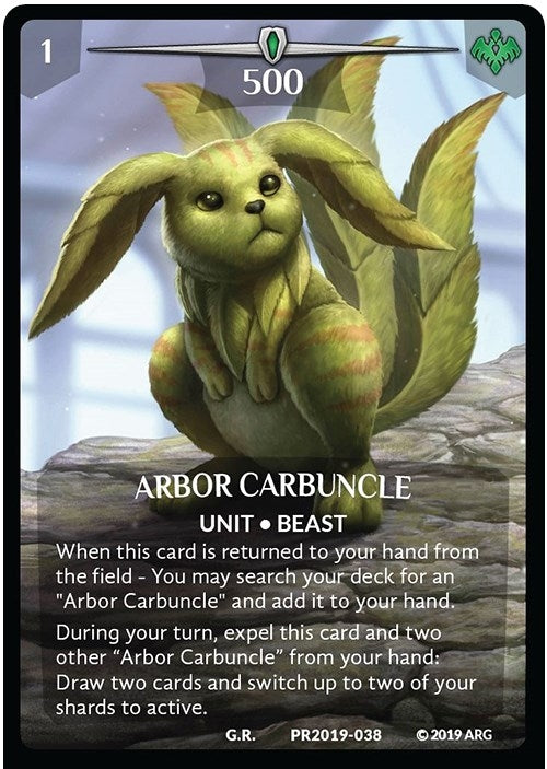 Image for Arbor Carbuncle (Full Art) (Argent Saga Promos) (PR2019-038) - Argent Saga TCG