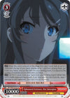 Image for Ephemeral Existence, Mai Sakurajima (Rascal Does Not Dream of Bunny Girl Senpai) (SBY/W64-TE18 TD) - Weiss Schwarz