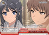 Image for Heart-to-Heart Talk (Rascal Does Not Dream of Bunny Girl Senpai) (SBY/W64-TE20 TD) - Weiss Schwarz