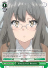 Image for First Love's Reason (Rascal Does Not Dream of Bunny Girl Senpai) (SBY/W64-E046 U) - Weiss Schwarz