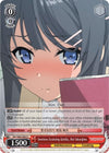 Image for Emotions Escalating Quickly, Mai Sakurajima (Rascal Does Not Dream of Bunny Girl Senpai) (SBY/W64-E065 C) - Weiss Schwarz
