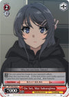 Image for On Set, Mai Sakurajima (Rascal Does Not Dream of Bunny Girl Senpai) (SBY/W64-E069 C) - Weiss Schwarz