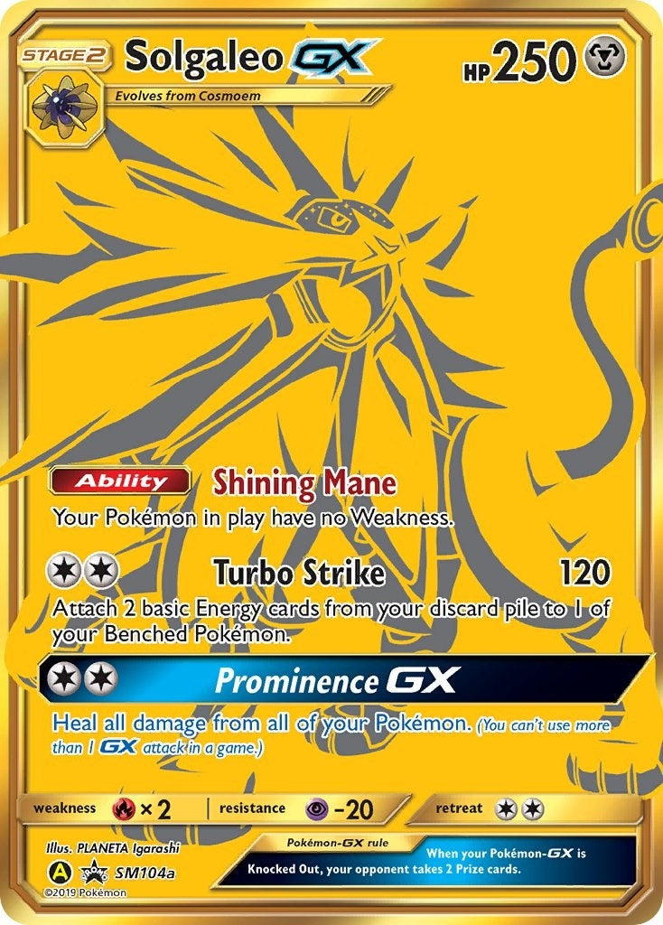 Image for Solgaleo GX - SM104a (SM Promos) (SM104a) - Pokemon