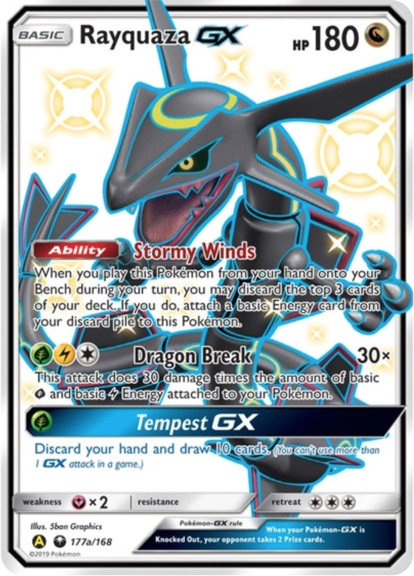 Image for Rayquaza GX - 177a/168 (Alternate Art Promos) (177a/168) - Pokemon