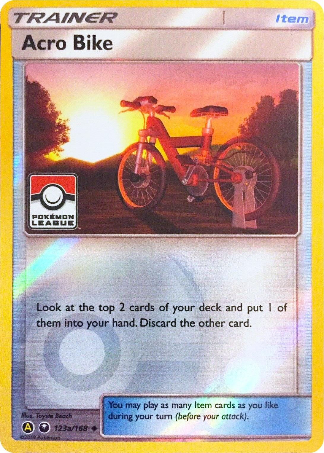 Image for Acro Bike - 123a/168 (Pokemon League) (League & Championship Cards) (123a/168) - Pokemon