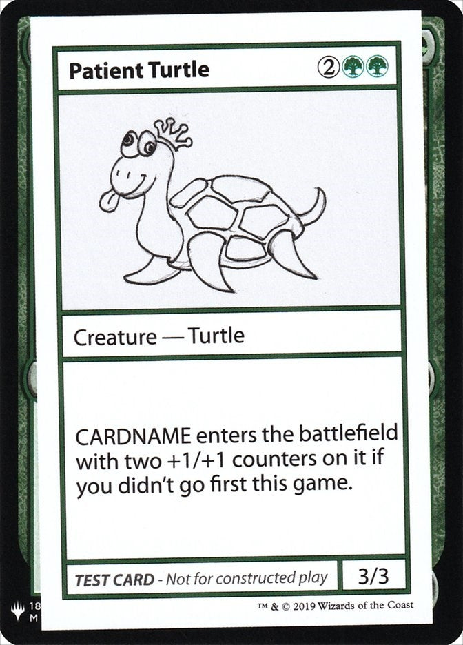 Image for Patient Turtle (Mystery Booster: Convention Edition Exclusives) - Magic: The Gathering