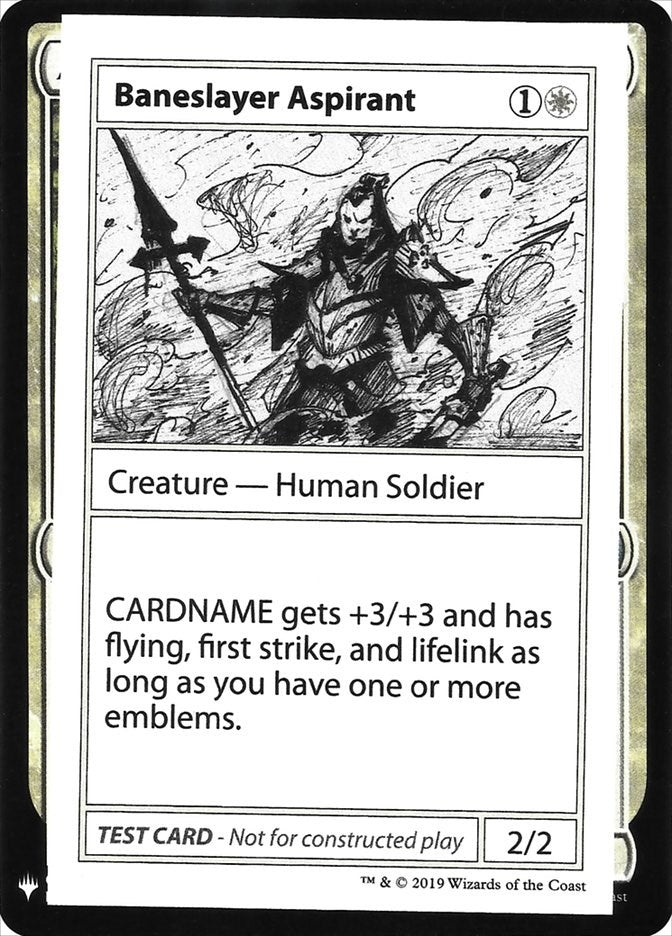 Image for Baneslayer Aspirant (Mystery Booster: Convention Edition Exclusives) - Magic: The Gathering