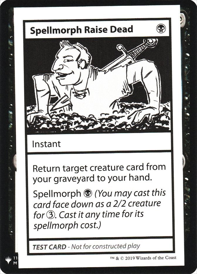 Image for Spellmorph Raise Dead (Mystery Booster: Convention Edition Exclusives) - Magic: The Gathering