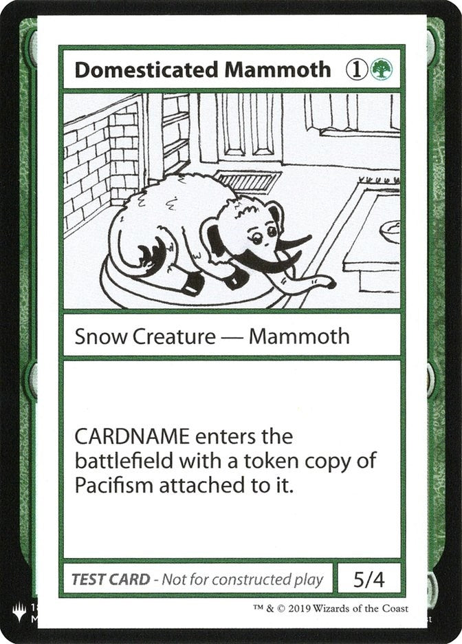 Image for Domesticated Mammoth (Mystery Booster: Convention Edition Exclusives) - Magic: The Gathering