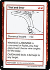 Image for Trial and Error (Mystery Booster: Convention Edition Exclusives) - Magic: The Gathering