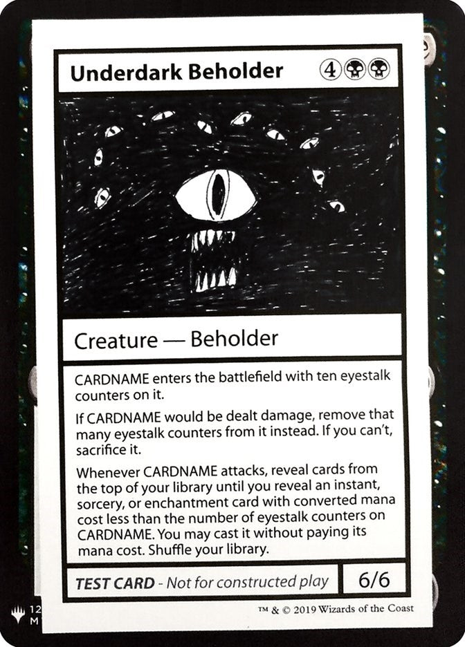 Image for Underdark Beholder (Mystery Booster: Convention Edition Exclusives) - Magic: The Gathering
