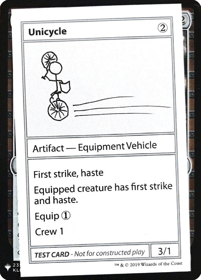 Image for Unicycle (Mystery Booster: Convention Edition Exclusives) - Magic: The Gathering
