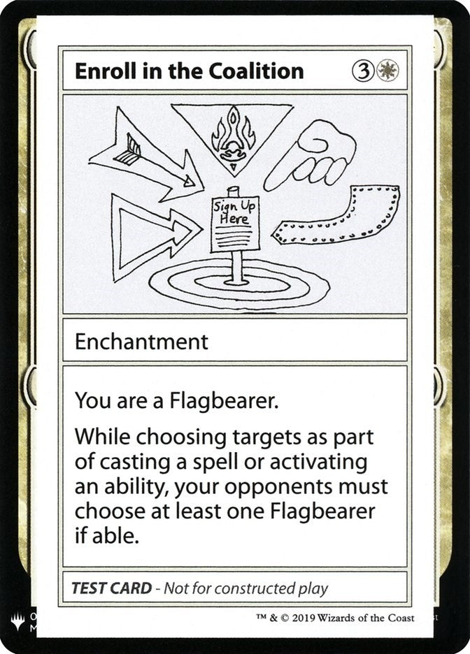 Image for Enroll in the Coalition (Mystery Booster: Convention Edition Exclusives) - Magic: The Gathering