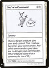 Image for You're In Command (Mystery Booster: Convention Edition Exclusives) - Magic: The Gathering