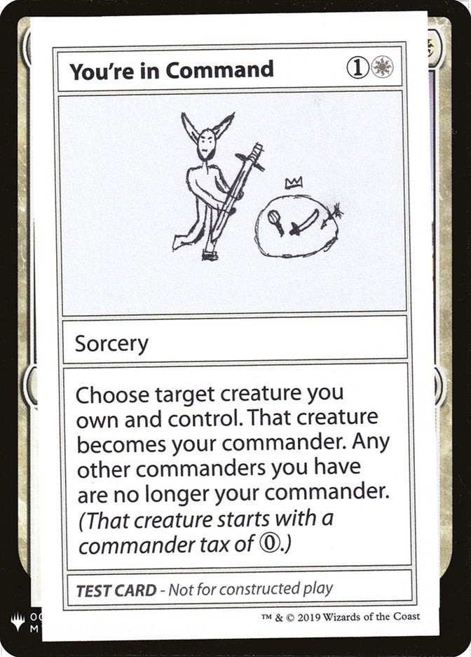 Image for You're In Command (Mystery Booster: Convention Edition Exclusives) - Magic: The Gathering