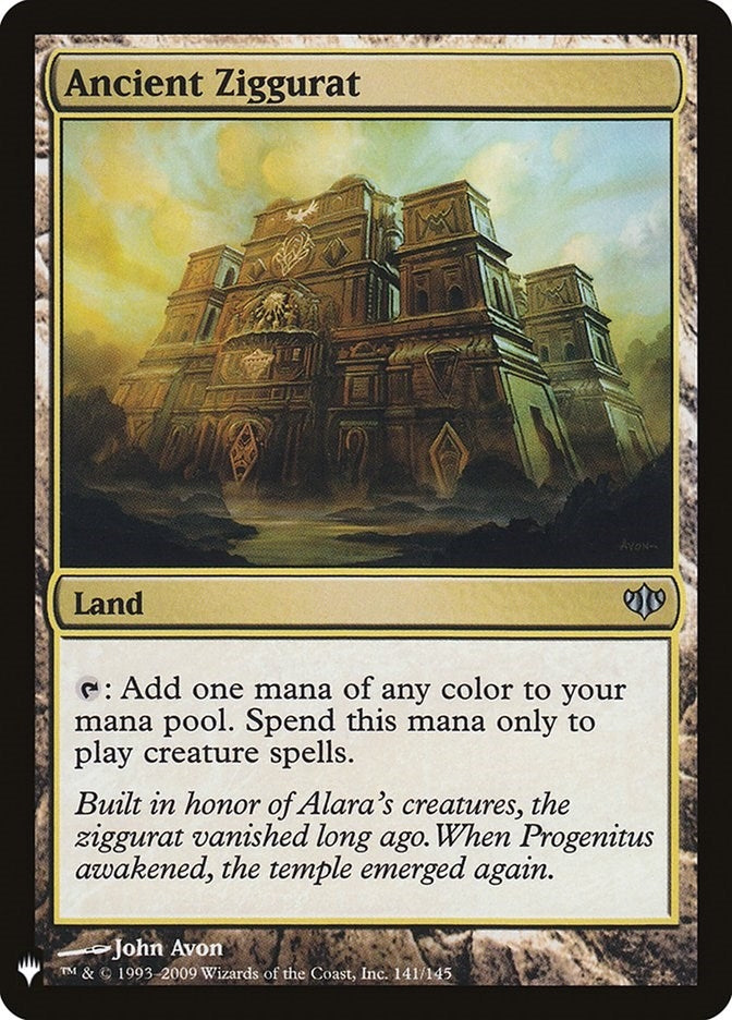 Image for Ancient Ziggurat (The List Reprints) (141) - Magic: The Gathering