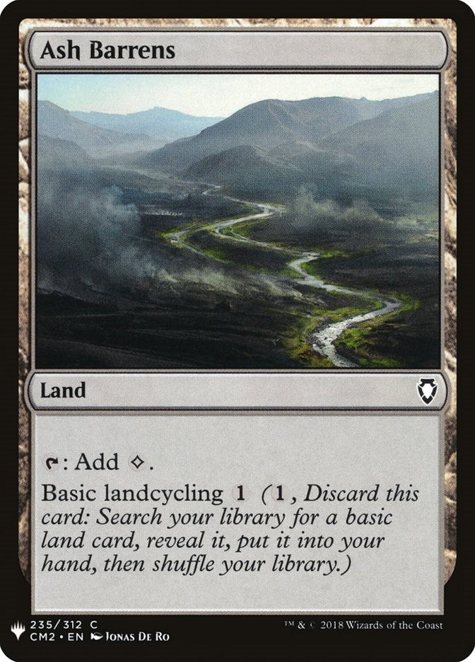 Image for Ash Barrens (The List Reprints) (235) - Magic: The Gathering