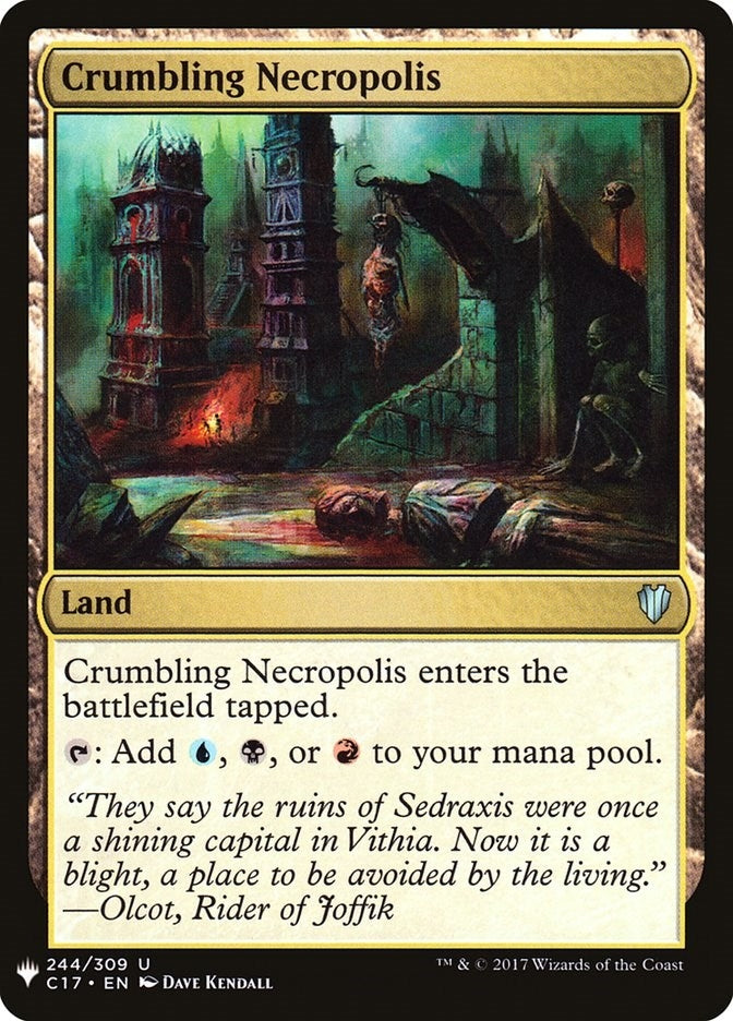 Image for Crumbling Necropolis (The List Reprints) (244) - Magic: The Gathering