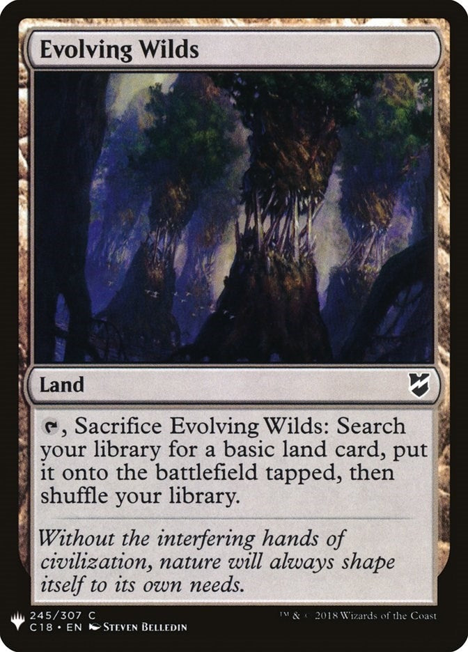 Image for Evolving Wilds (C18) (The List Reprints) (245) - Magic: The Gathering