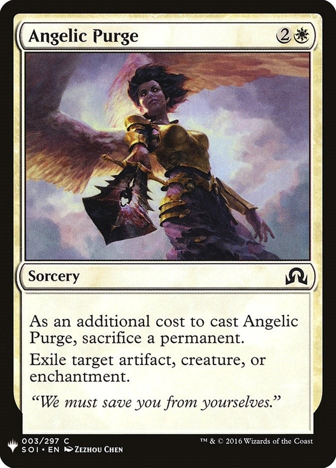 Image for Angelic Purge (The List Reprints) (3) - Magic: The Gathering