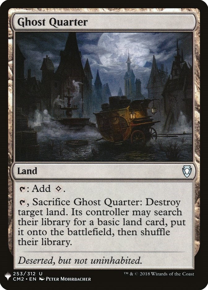Image for Ghost Quarter (CM2) (The List Reprints) (253) - Magic: The Gathering