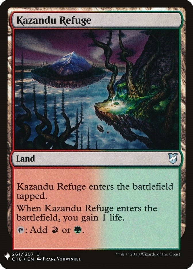Image for Kazandu Refuge (The List Reprints) (261) - Magic: The Gathering