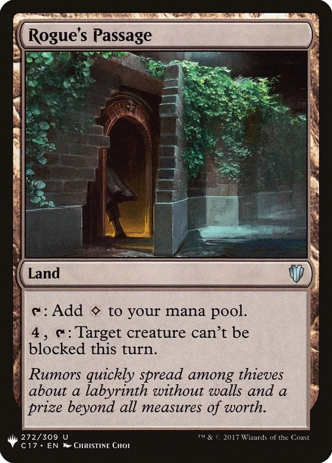 Image for Rogue's Passage (C17) (The List Reprints) (272) - Magic: The Gathering