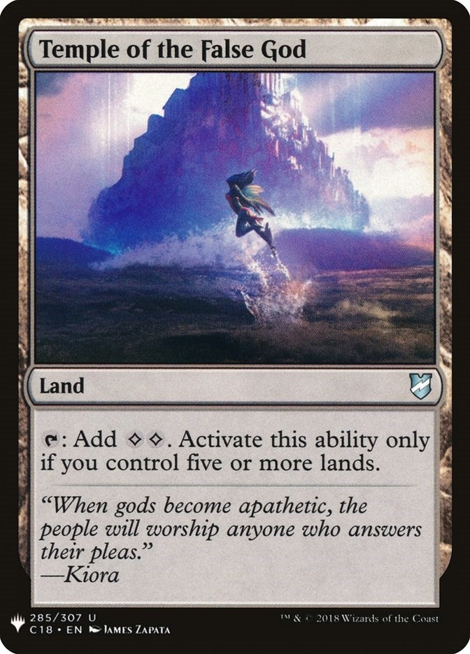 Image for Temple of the False God (C18) (The List Reprints) (285) - Magic: The Gathering