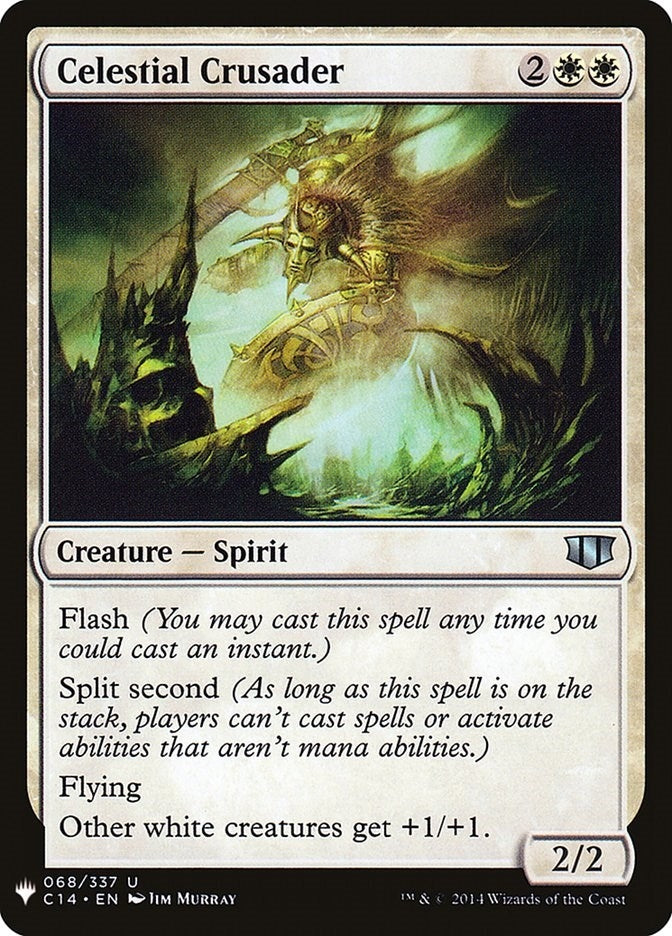 Image for Celestial Crusader (The List Reprints) (68) - Magic: The Gathering