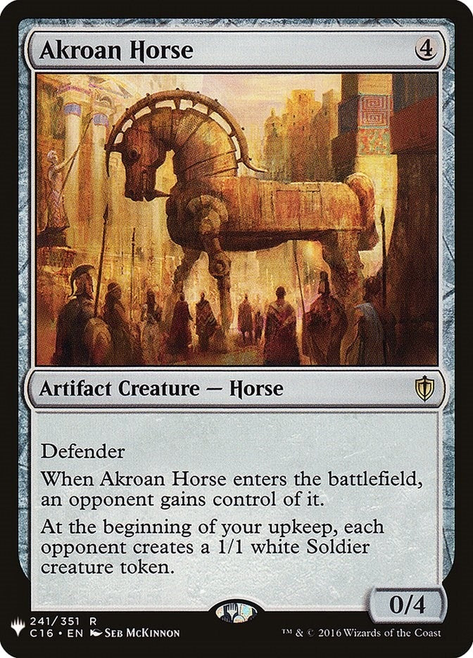 Image for Akroan Horse (The List Reprints) (241) - Magic: The Gathering