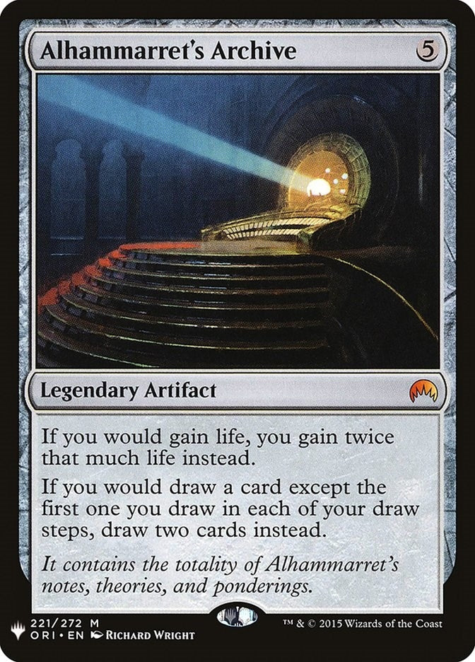 Image for Alhammarret's Archive (The List Reprints) (221) - Magic: The Gathering