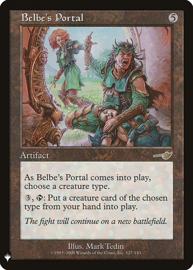 Image for Belbe's Portal (The List Reprints) (127) - Magic: The Gathering